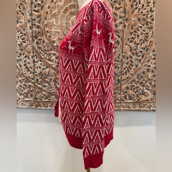 Carbon 100% Cotton Llama ‘Ugly’ Christmas Sweater, Adorable! - Picture 6 of 16